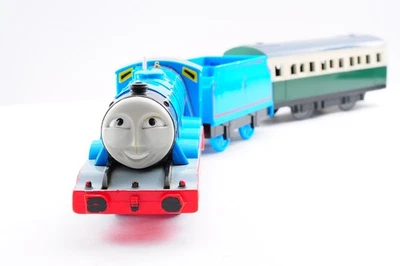 Tren Plarail Gordon 2001 con vagón de pasajeros | Falta la cubierta de la batería | Raro Foto 1 de 4