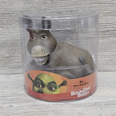 Figura Shrek 2 Donkey Bounzing Buddy 2004 Hedstrom DreamWorks nueva en caja rara Foto 1 de 4