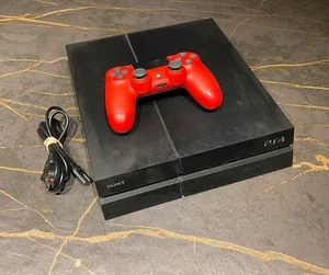 Sony PlayStation 4 Console (CUH-1215A) - 500GB Black - Fully Functional Working - Picture 1 of 2
