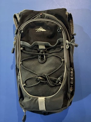HIGH SIERRA Black 2L Hydration Backpack Airmesh Back Hiking Cycling Pack w Strap - Image 1 of 4