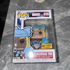 Funko POP! Marvel Gingerbread Thor Diamond Glitter #938 Figura in vinile - Foto 1 di 2