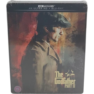 The Godfather:p Art II: Steelbook 4K Ultra HD + Blu-Ray Al Pacino, Robert - Niro - Picture 1 of 9