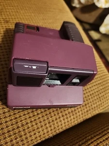 Vintage Polaroid Impulse Plum/ Burgundy - Picture 1 of 4