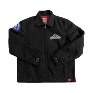 LAPD Dickies Custom Quilt Lined Black Eisenhower Jacket | Size Small - Picture 1 of 9