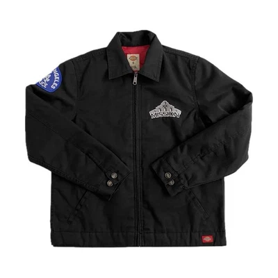 LAPD Dickies Custom Quilt Lined Black Eisenhower Jacket | Size Small - Image 1 of 4