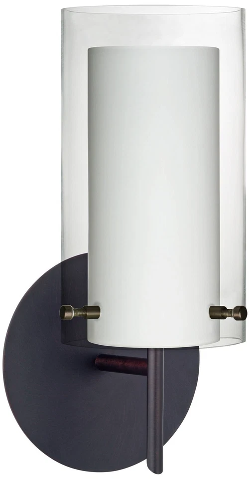 Besa Pahu 10 3/4" High Bronze Wall Sconce - Image 1 of 1