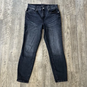 Lucky Brand AVA Size 8/29 Ankle Black Mid Rise Skinny Jeans Denim Pants 29x26 - Picture 1 of 10