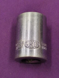 Vintage Gordon Chrome Alloy 1/2" Drive, 22mm 12 Point Socket Sheffield England - Picture 1 of 7