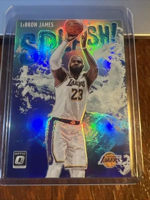 LeBron James 2021-22 Donruss Optic Splash! Insert Silver Prizm #11 NM-MT Lakers - Image 1 of 4