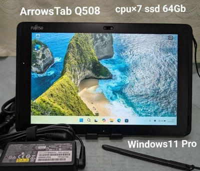 Fujitsu-ARROWS Tab Q508/SE (CPU7 SSD 64GB/Windows11 Foto 1 de 4