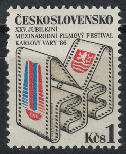 CECOSLOVACCHIA 1986 Festival cinematografico MNH** - Foto 1 di 1