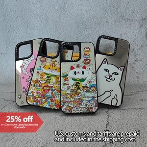 Cats Casetify Mirror Case for iPhone 13-16 MagSafe add-on - Picture 1 of 6