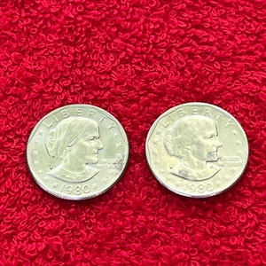 1980S Susan B Anthony Dollar Coin • Average Circulated SBA • Buying 1 Coin - Picture 1 of 2