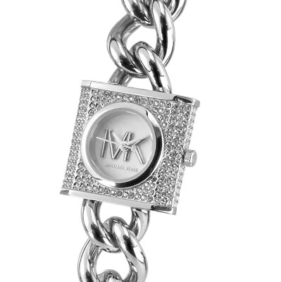 Orologio da donna Michael Kors MK4718 MK Chain Lock 25 mm Ø nuovo imballo ori... - Immagine 1 di 4