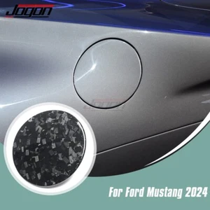 For Ford Mustang GT Dark horse 2024+ Gas Fuel Tank Cap Cover Panel Forged Carbon - Picture 1 of 12