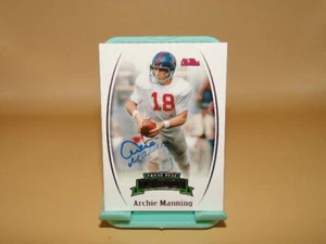 ARCHIE MANNING SIGNED 2007 PRESS PASS FOOTBALL CARD SAINTS OLE MISS - Picture 1 of 1