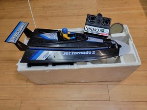 Nikko Racing Boat Jet Tornado 2 Remote Control Boat W/remote PARTS or REPAIR - Picture 1 of 8