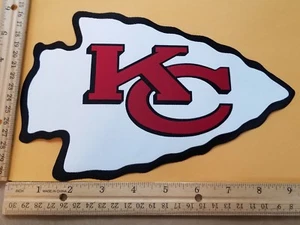 HUGE KANSAS CITY CHIEFS IRON-ON PATCH - 6" x 9.5" - Picture 1 of 1