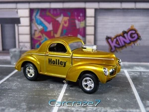 M2 Machines Gold '41 2021 Willys cupé neumáticos de goma Gasser sueltos C1 - Imagen 1 de 3