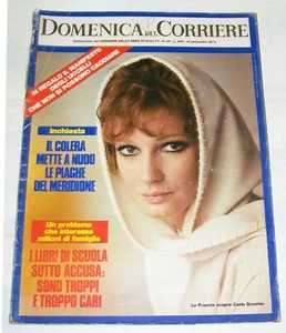 DOMENICA DEL CORRIERE - ANNO 75 - N. 38 - 18 SETTEMBRE 1973 - CARLA GRAVINA - Picture 1 of 3