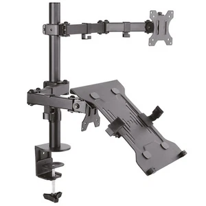 TV PC Tischhalter mit Ablage für Laptop Notebook Netbook Adapter Rack schwenkbar - Afbeelding 1 van 8