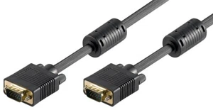 10m VGA Kabel Monitorkabel SVGA S-VGA Feritte für Plasma TV PC TFT Monitor LCD - Bild 1 von 5
