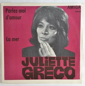 JULIETTE GRECO - Parlez-Moi D'amour / La Mer - 7" Single - AMIGA 440033 DDR 1966 - Picture 1 of 6