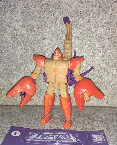 Transformers Legacy Sandstorm Complete generations orange Scorponok Cover