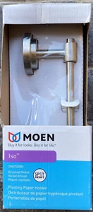Moen DN0708BN Iso Pivoting Toilet Paper Holder-BRUSHED NICKEL.MSRP $56.30 - Picture 1 of 5
