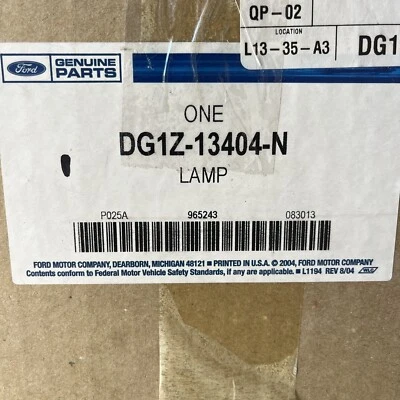 Conjunto de lámpara de luz trasera Taurus original Ford 2013-2014 DG1Z-13404-N Foto 1 de 4