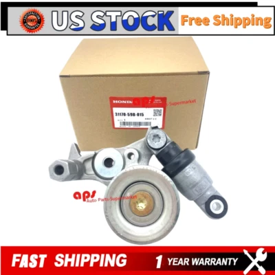 OEM Belt Tensioner Assembly 31170-59B-015 For 2017-2024 Honda CR-V 1.5L 2.4L - Image 1 of 4
