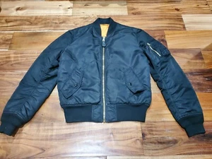 Alpha Inspected Flyers Bomber Jacket Size Medium - Picture 1 of 12