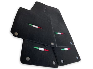 Alfombrillas Para Maserati Quattroporte M156 2013-2022 Alfombras Negras AutoWin IT - Imagen 1 de 8