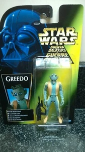 Star Wars The Power Of The Force Greedo Figure Carded Kenner Hasbro - Picture 1 of 3