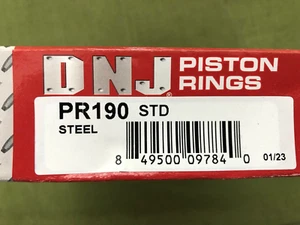 DNJ PR190 10-11 Standard Piston Ring Set For Kia Soul 1.6L L4 DOHC 16v - Picture 1 of 3