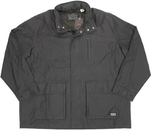 LEVI'S Fulton Field Coat Hooded Jacket- XL- NEW- $148 canvas Military Coat - Picture 1 of 5