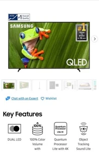85” Class QLED 4K QE1D with B-series 3.1ch. DTS Virtual:X Soundbar - Picture 1 of 2