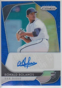 2020 Panini Prizm Blue Rookie Auto Ronald Bolanos 96/99 - Picture 1 of 1