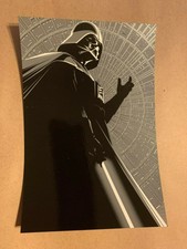 Craig Drake Darth Vader Star Wars Screen Print with Gloss 6"x 9" Handbill /Print