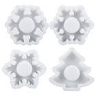 DIY Snowflake Silicone Mould for Christmas Tree Ornaments and Candle Holders