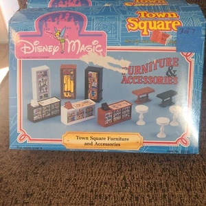 Disney World Magic Town Square Furniture And Accessories Set #60322 Disney Magic - Picture 1 of 6