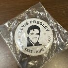 Elvis Presley King of Rock n Roll 1935-1977 Vintage Pin-Back Button