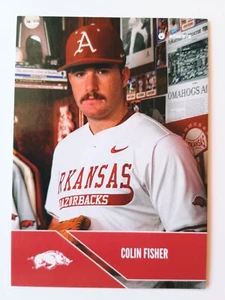 ONIT 2025 University of Arkansas Razorbacks Baseball NIL Trading Cards - Picture 1 of 53