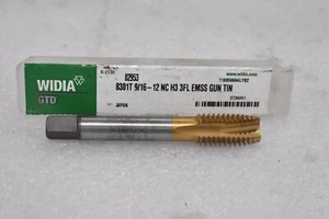 WIDIA 82953 HIGH PERFORMANCE TAP 8301T 9/16-12 NC G3 3F EMSS GU HSS-E JAPAN MADE - Picture 1 of 3