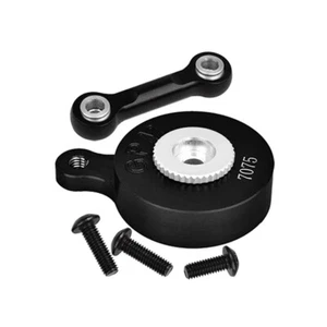 GPM Alum 7075 Direct Mount Servo Saver (25T Spline) w/ Fix Link Black for ARRMA - Picture 1 of 2