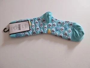 Calcetines Vera Bradley Crew Lagoon Fish Estampado Ligero Nuevos Con Etiqueta Talla 5-10 - Imagen 1 de 2