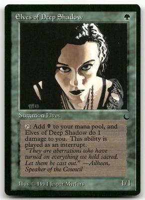 Elves of Deep Shadow (NM) The Dark DRK Magic MTG - Image 1 of 2