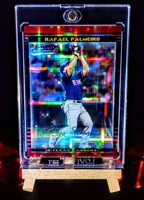 Rafael Palmeiro 2002 Bowman Chrome #47 Rangers Chrome X-Factor 222/250 (NM-M) ✨✨ - Image 1 of 4