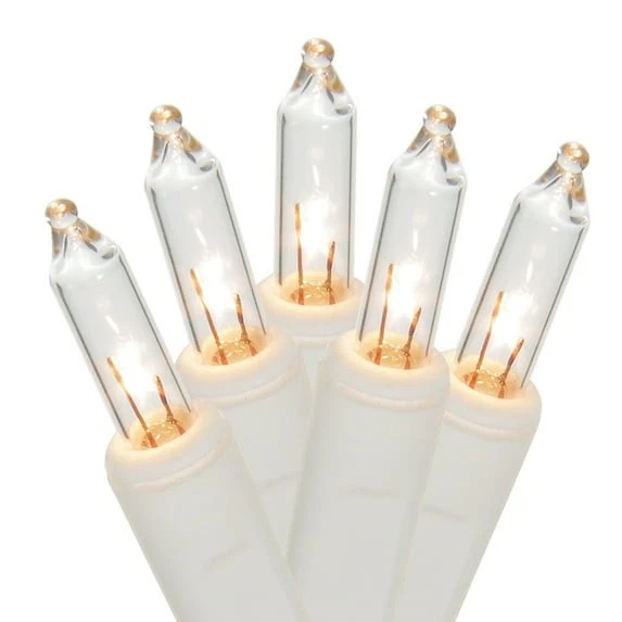 Holiday Time Incandescent Mini Christmas String Light Warm White 100-Count 6.9m - Image 1 of 4