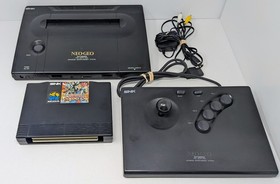 SNK Neo Geo AES Console Bundle w/ 1 Controller & Samurai Spirits - Tested!
